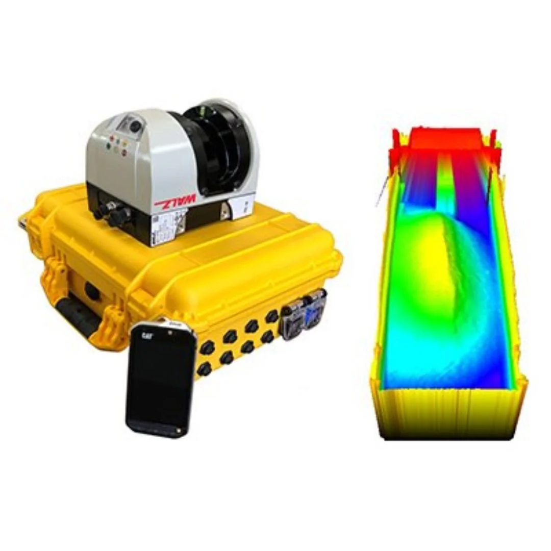 Walz load scanner for industrial truck load measurement.